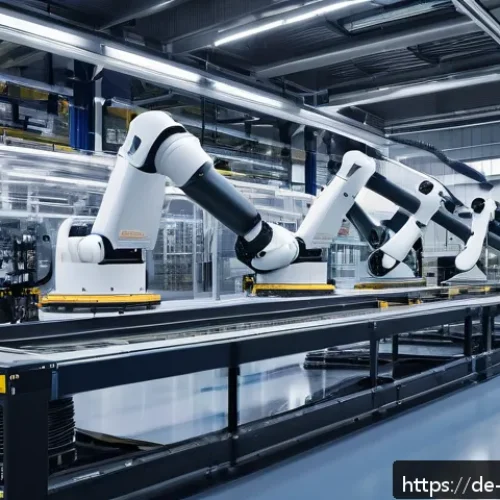 Home 31 로봇기술사와 차세대 로봇 기술 - A highly detailed futuristic industrial robot equipped with AI-driven multisensor arrays including L...