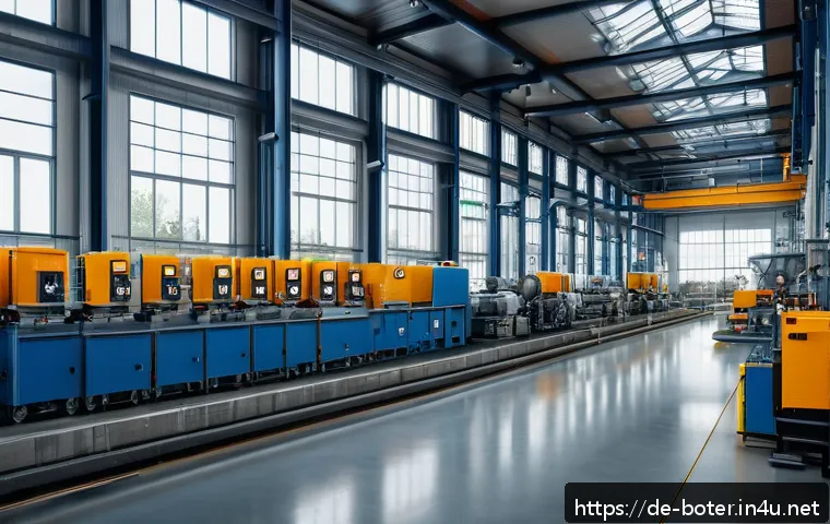 로봇기술사 자격증 필요성 - A modern industrial factory interior in Germany showcasing advanced Industry